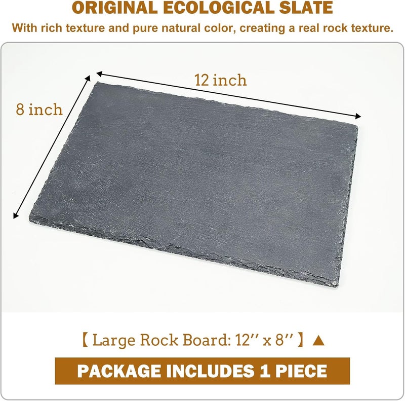 BINANO Tortoise Habitat basking Rock Feeding Dish Bearded Dragon/Lizard Original Rock Slab,Easy to Grind The Nails,with Non-Slip mats,Natural Food Bowl,Moisturizing Effect(Large- Size) - Image 2
